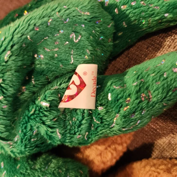 Lot of 4 TY Beanie Babies - Bears (Decade, Curly, Teddy, & Dazzler) 3 w/ Tags - Picture 6 of 15